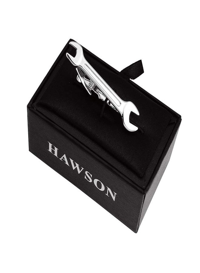 HAWSON 2 inch Tie Clip for Men-Novelty Tool Necktie Bar Clip,Tie Pin,Special Interesting Gift for Men-Wrench - Image 5