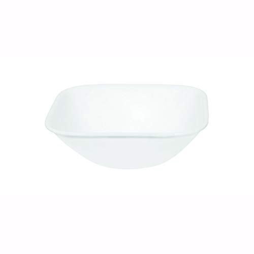 Corelle Winter Frost White Glass Square Vegetable Bowl Pack of 6, 296ML