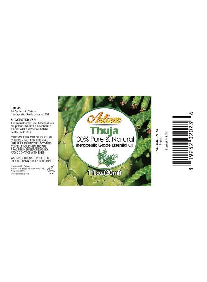 Artizen Thuja Essential Oil (100% PURE & NATURAL - UNDILUTED) Therapeutic Grade - Huge 1oz. - Image 2