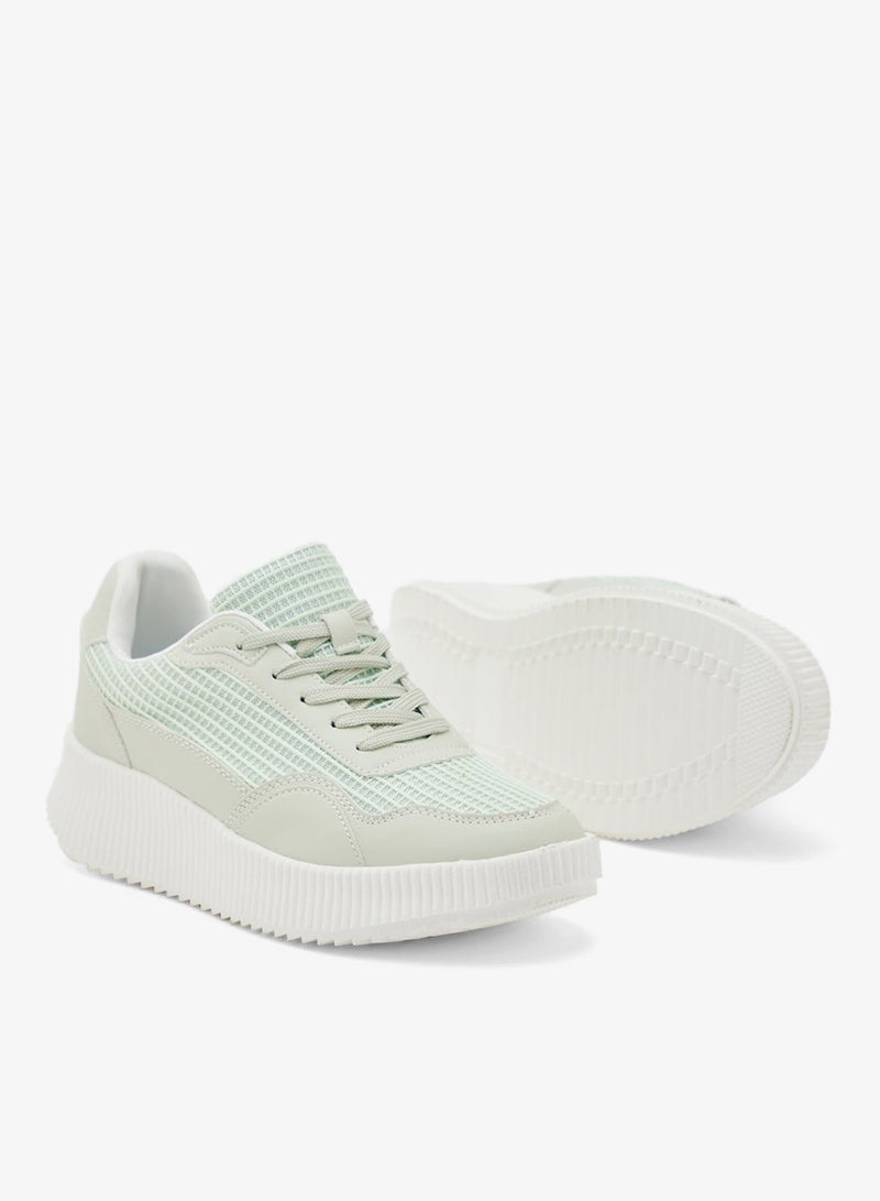 جينجر سنيكرز كاجوال بتفاصيل شبكية - Image 3