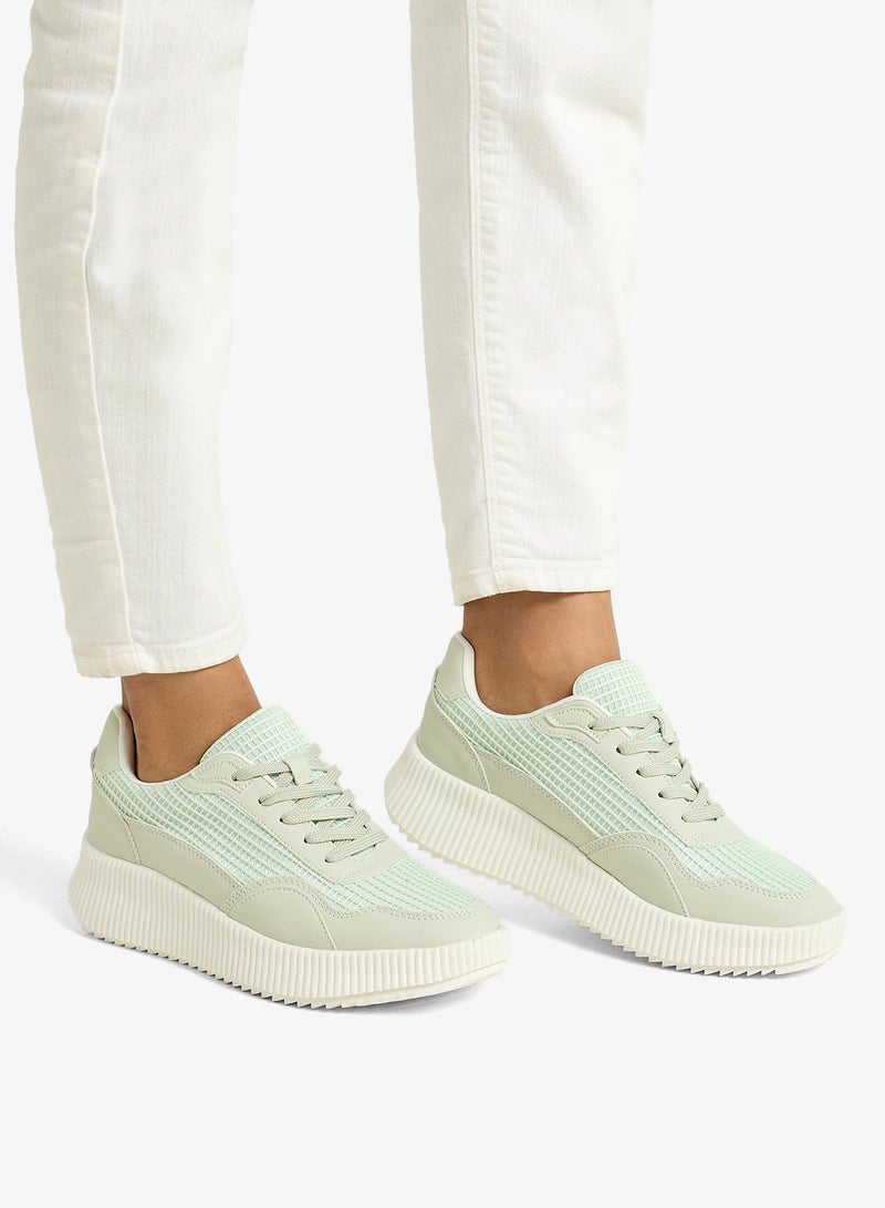 جينجر سنيكرز كاجوال بتفاصيل شبكية - Image 5