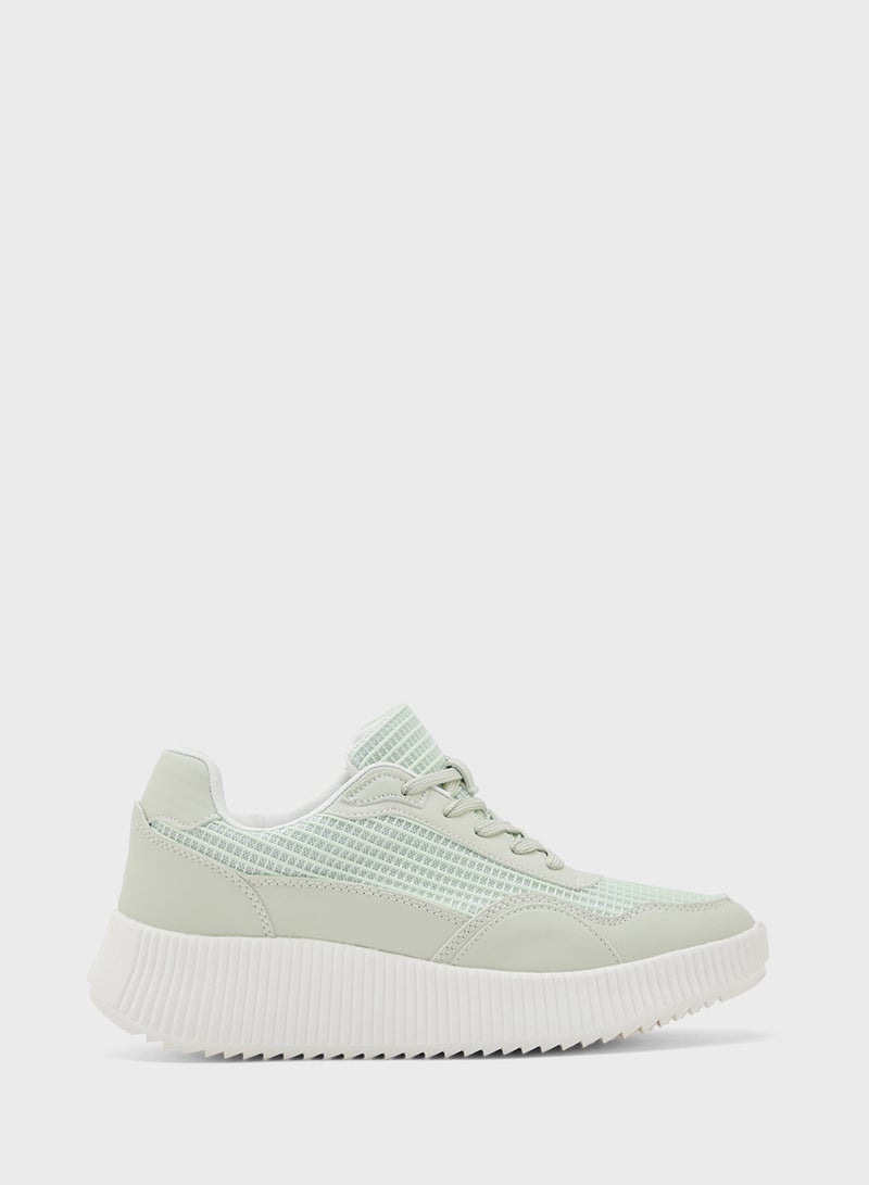 Ginger Mesh Detail Casual Sneakers  - Image 1