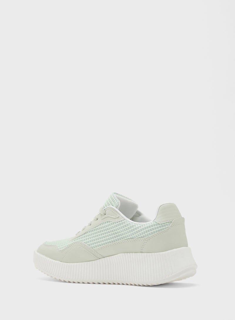 Ginger Mesh Detail Casual Sneakers  - Image 2