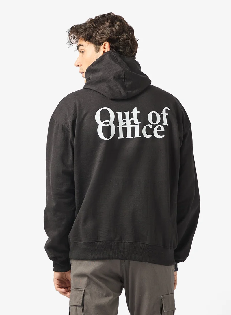 Graphic Print Hoodie