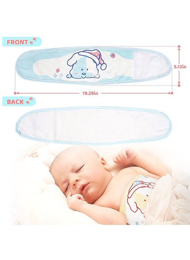 MIXDE Cotton Baby Infant Umbilical Cord Belly Band, Warm Wrap Newborn Waist Support Belt, Soft Newborn Navel Belt  - Image 2