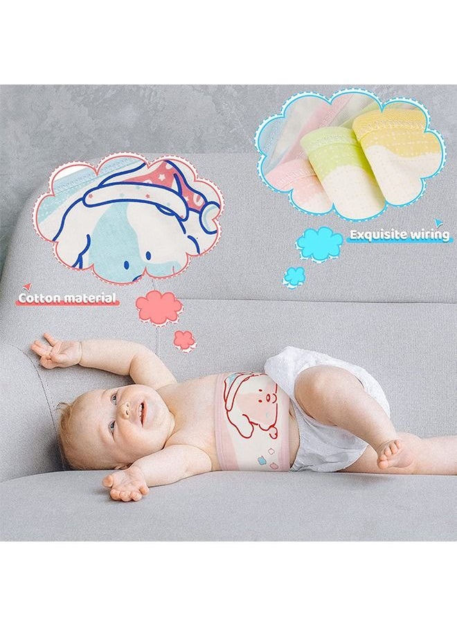 MIXDE Cotton Baby Infant Umbilical Cord Belly Band, Warm Wrap Newborn Waist Support Belt, Soft Newborn Navel Belt  - Image 3