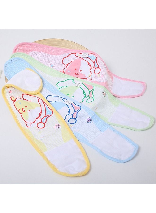 MIXDE Cotton Baby Infant Umbilical Cord Belly Band, Warm Wrap Newborn Waist Support Belt, Soft Newborn Navel Belt  - Image 5