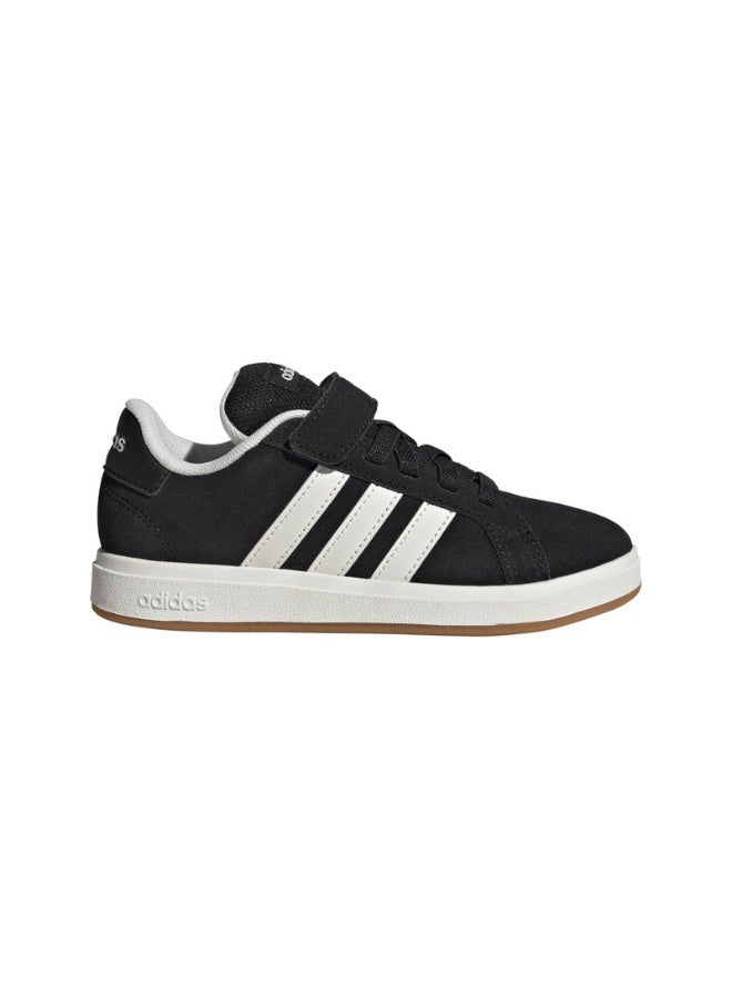 Adidas Grand Court 00S El C Black Sportswear Shoes For Kids 10K - Image 4
