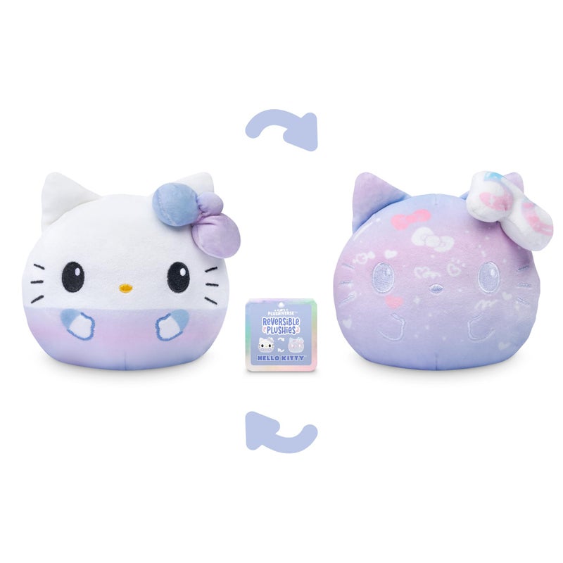 TeeTurtle Hello Kitty 50th Anniversary Reversible 4" Plushie - Purple - Officially Licensed Sanrio - Soft Special Edition Stuffed Animal - Image 3