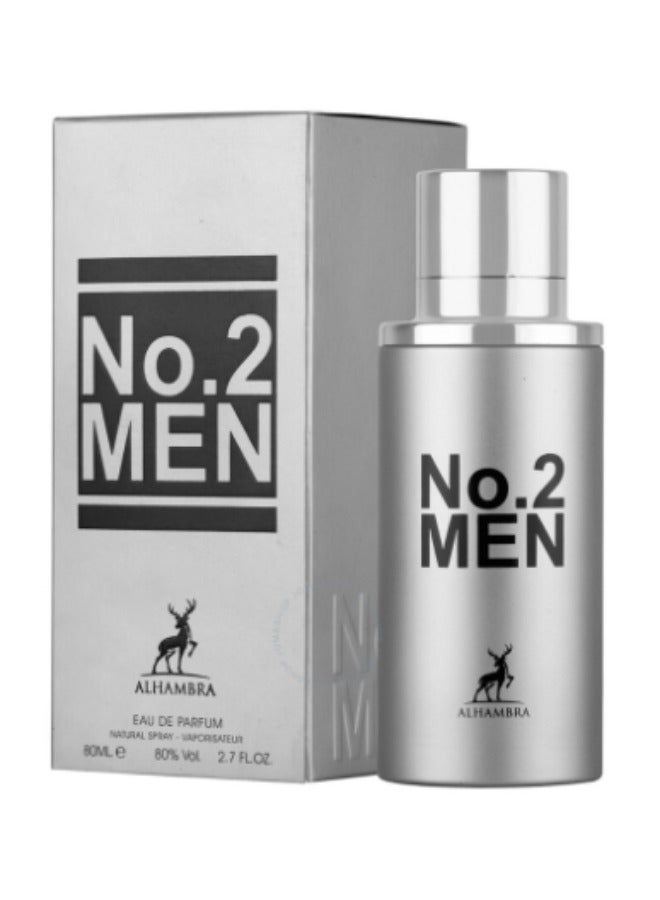 MAISON ALHAMBRA Men's No.2 EDP Body Spray Spray 2.7 oz Fragrances - Image 1
