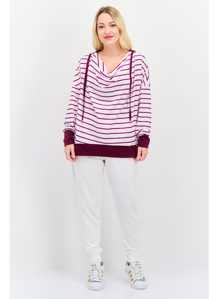 Jones New York - Women Sportswear Fit Long Sleeve Walking Sweatshirts, Pink - Image 1