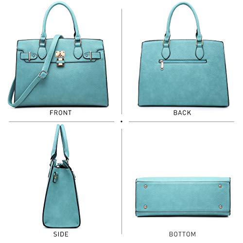 Dasein Women Handbags and Purses Ladies Shoulder Bag Top Handle Satchel Tote Work Bag with Wallet - Image 3