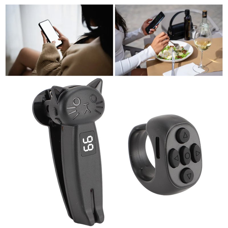Remote Control Page Turner for IOS for Android Phone Tablets Remote Scrolling Ring Short Video Selfie Reading Novels for Kindle - Image 3