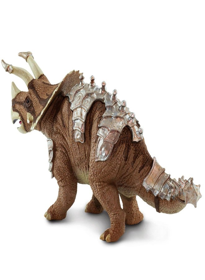 Safari Ltd. Armored Triceratops Figurine - Detailed 8" Dinosaur Figure - Educational Toy for Boys, Girls, and Kids Ages 3+ - Image 2