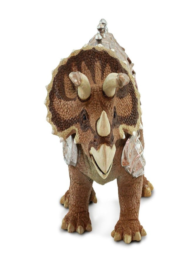 Safari Ltd. Armored Triceratops Figurine - Detailed 8" Dinosaur Figure - Educational Toy for Boys, Girls, and Kids Ages 3+ - Image 3