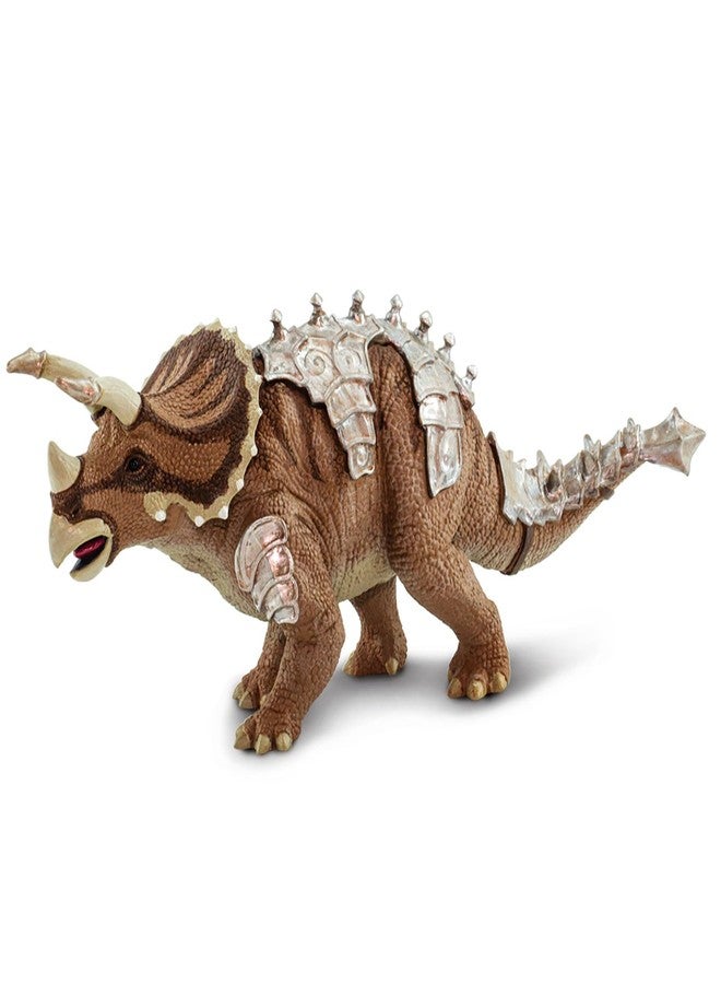 Safari Ltd. Armored Triceratops Figurine - Detailed 8" Dinosaur Figure - Educational Toy for Boys, Girls, and Kids Ages 3+ - Image 1