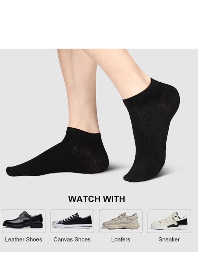 Tango Multi Pack Men's Short Ankle Cushion Socks - Comfort Fit Polyester Socks for Men - Free size EU 40 to 45  - Image 3