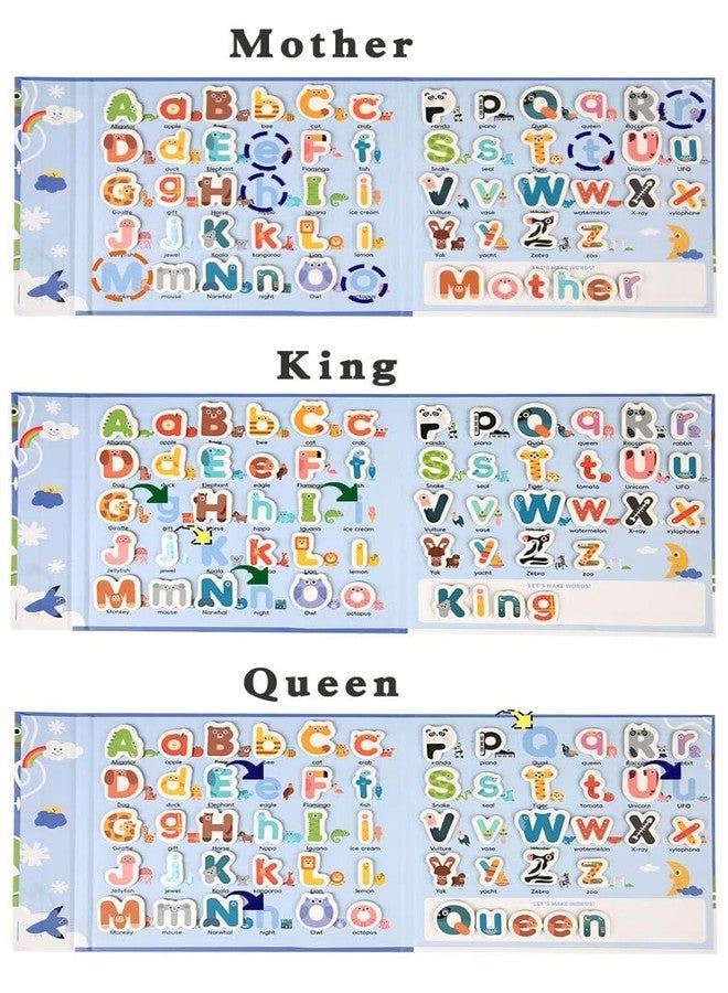 Funspark 78 Pcs Magnetic Alphabet Letters - Uppercase & Lowercase Fridge Magnets for Kids, Toddlers Educational Toys Alphabet Toys for 2 3 4 5 Years Old Kids Word Spelling for Home School - Image 5