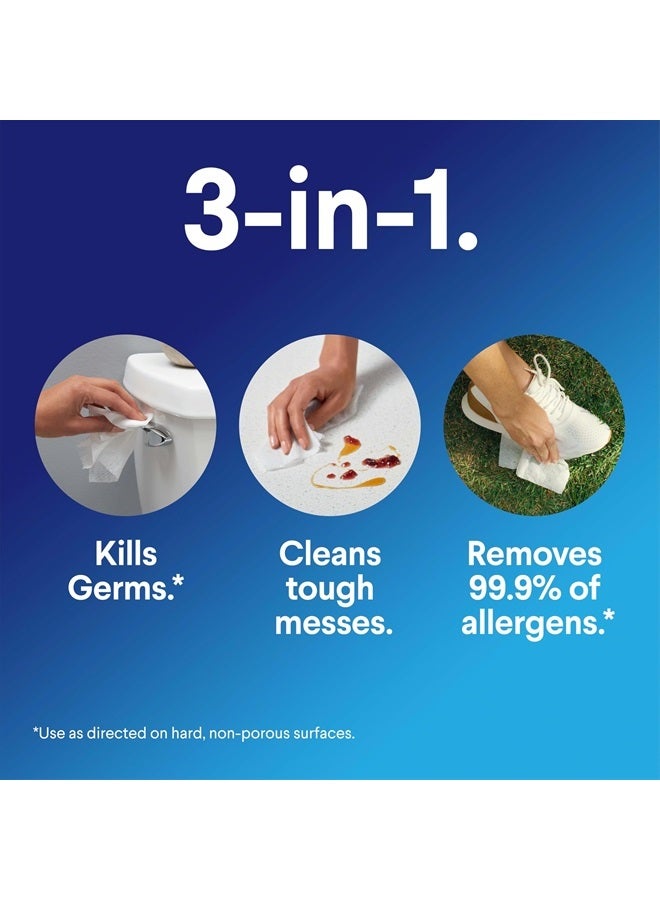Clorox Disinfecting Wipes, Bleach Free Cleaning Wipes, Household Essentials, Fresh Scent, Moisture Seal Lid, 75 Wipes, Pack of 3 (New Packaging)  - Image 4
