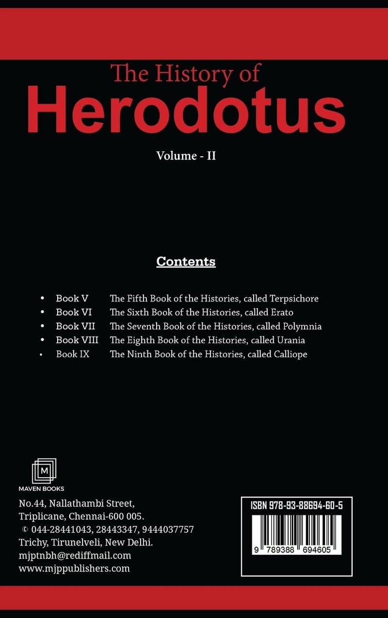 The History of Herodotus VOLUME - II  - Image 2