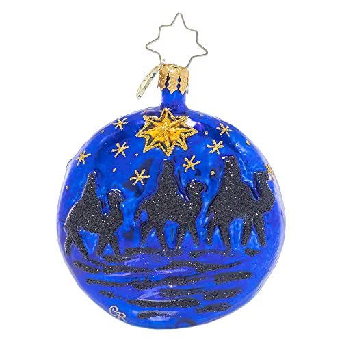 Christopher Radko Hand-Crafted European Glass Christmas Decorative Ornament, A Holy Night Gem - Image 2