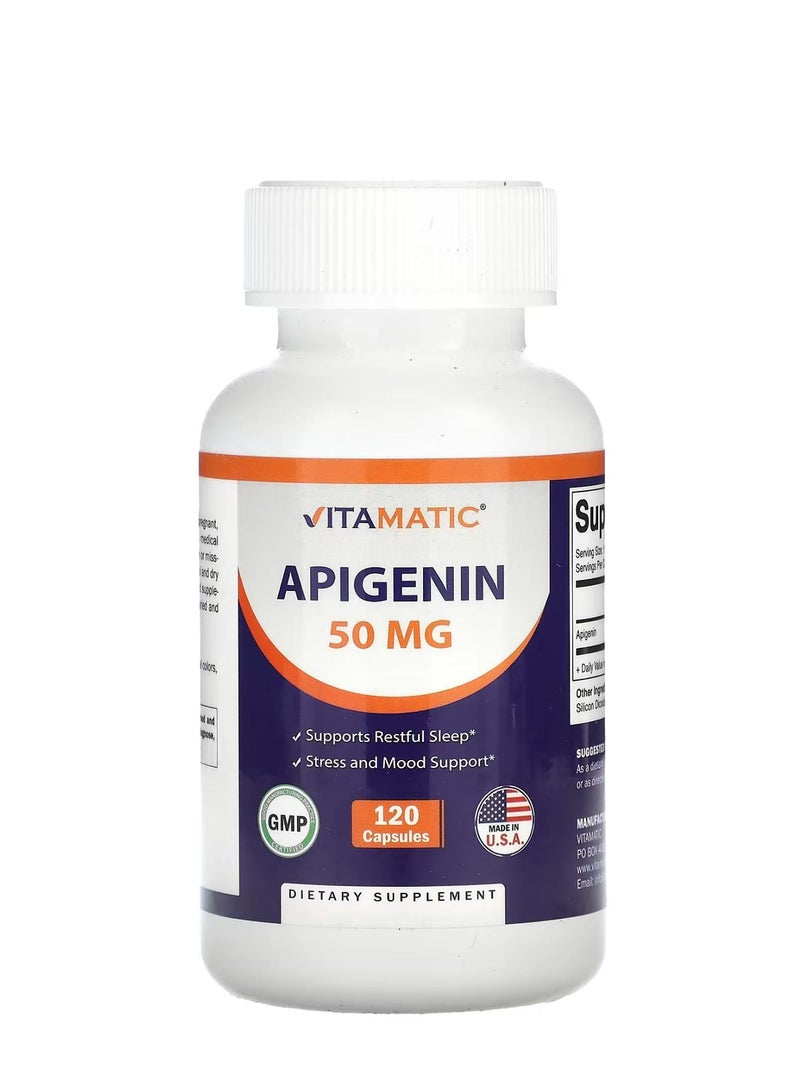Vitamatic Apigenin 50 mg 120 Capsules