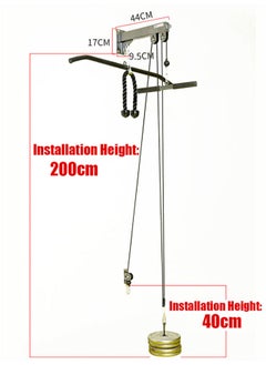 Generic Weight Cable Pulley System,Gym DIY Home Gym Fitness Pulley Cable Machine Attachment System  - Image 3