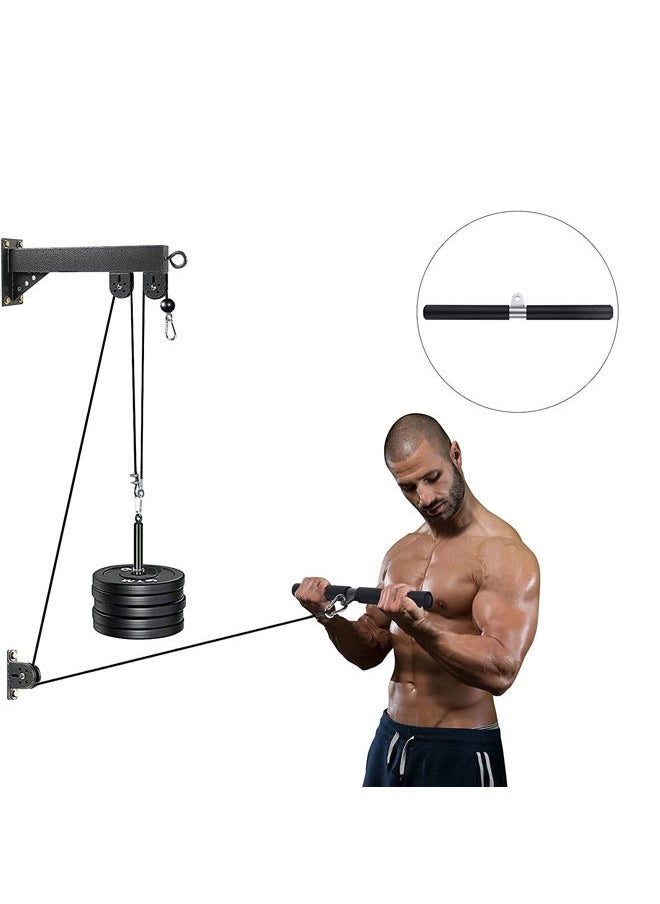 Generic - Weight Cable Pulley System,Gym DIY Home Gym Fitness Pulley Cable Machine Attachment System - Image 1