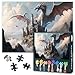 Rebotipy Mythical Creatures Puzzles for Adults 1000 Pieces Magic Castle Puzzle 1000 Pieces Home Wall Decoration Challenging Vivid Detail Ideal for Puzzle Enthusiasts Finished Size 70x50cm - Image 2