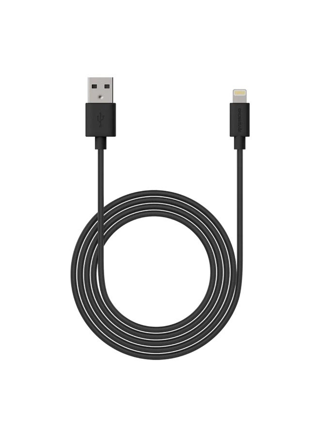 ريفرسونج كابل شحن موبايل ريفيرسونج Beta CL20 بطول 1 متر وقوة 2.4 أمبير – أسود - Image 1