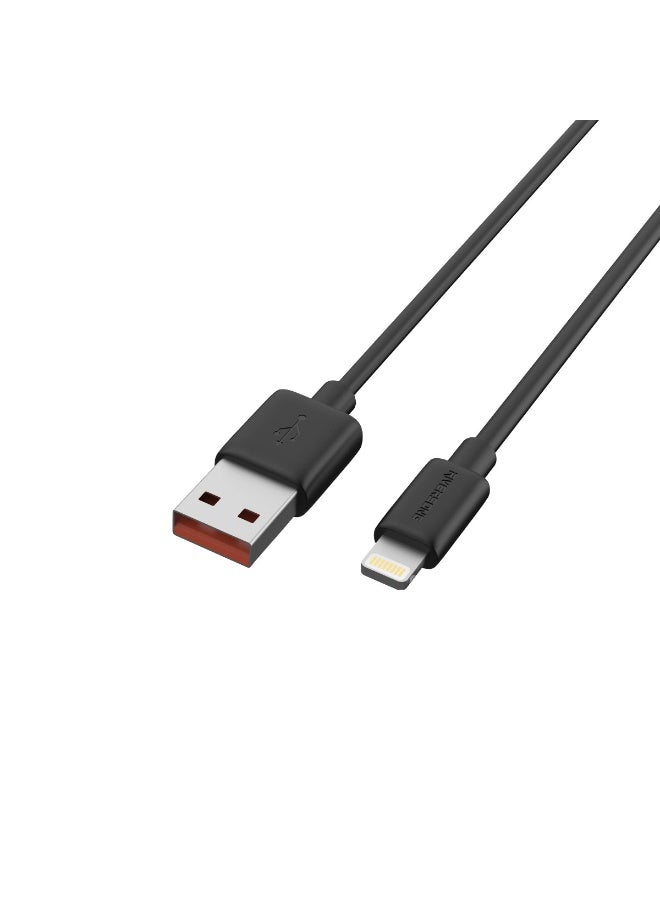 ريفرسونج كابل شحن موبايل ريفيرسونج Beta CL20 بطول 1 متر وقوة 2.4 أمبير – أسود - Image 3