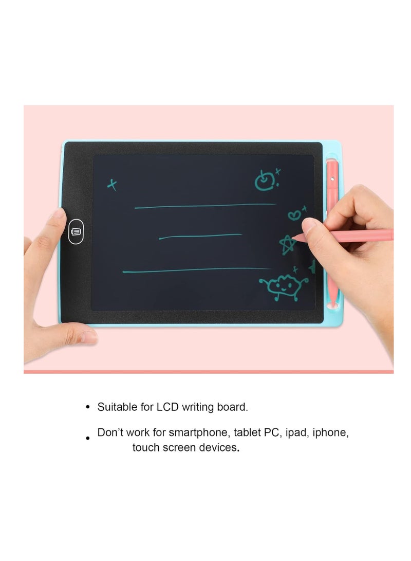 Flutesan 4.5 Inch LCD writing Tablet Pen Replacement 4 Pcs Kids Stylus Pen for Drawing Tablet Doodle Pad with 4 Hanging Rope(Light Pink) - Image 3