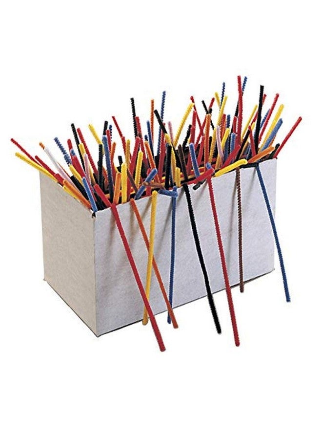 Chenille Kraft منظف أنابيب سلكي متعدد الاستخدامات Ac720001Di بحجم 1/8" × 6" بألوان متنوعة بارتفاع 0.88" وعرض 5.25" وطول 6.25" من البوليستر (عبوة من 200)  - Image 1