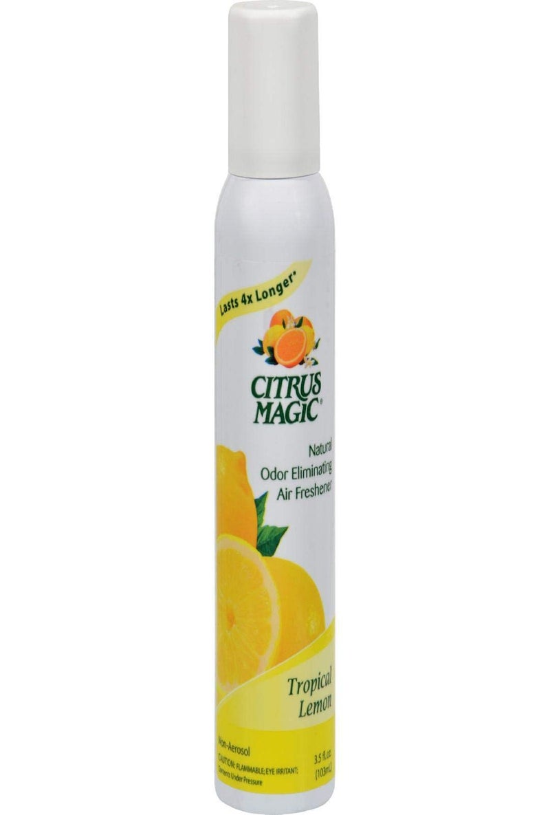 Citrus Magic رذاذ معطر للجو من سيتروس ماجيك لإزالة الروائح الطبيعية، ليمون استوائي، 3 أونصات - Image 2