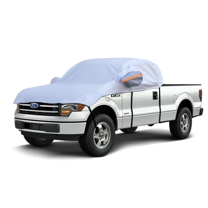 AltoCover Truck Car Cover Top for Crew Cab Pickup, Half Cover Sunproof Waterproof Windproof Protector for Extended Cab Trucks - Image 1
