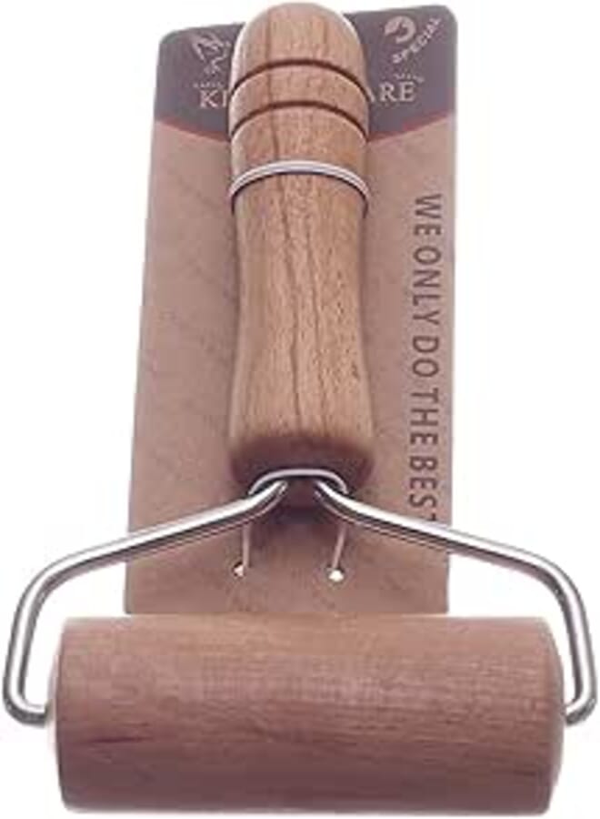 Kitchen Ware Wooden Rolling Pin, Beige