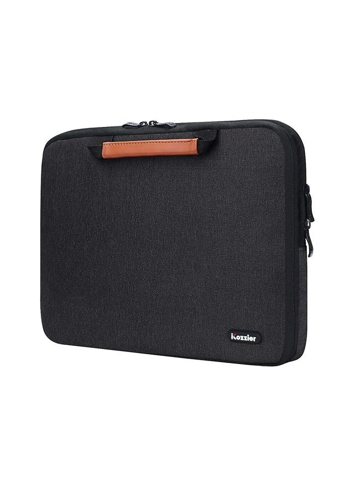 iCozzier Handle Laptop Briefcase Shoulder Bag Electronic Accessories Organizer Messenger Carrying Case Laptop Sleeve Protective Bag - Image 2