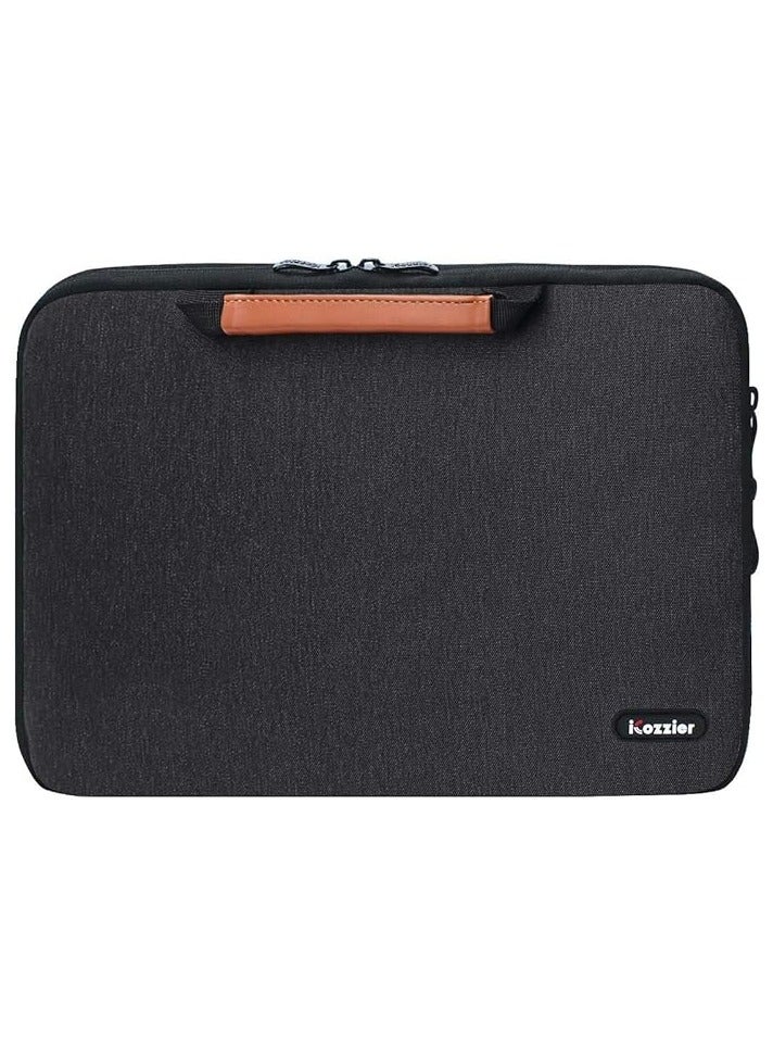 iCozzier Handle Laptop Briefcase Shoulder Bag Electronic Accessories Organizer Messenger Carrying Case Laptop Sleeve Protective Bag - Image 3