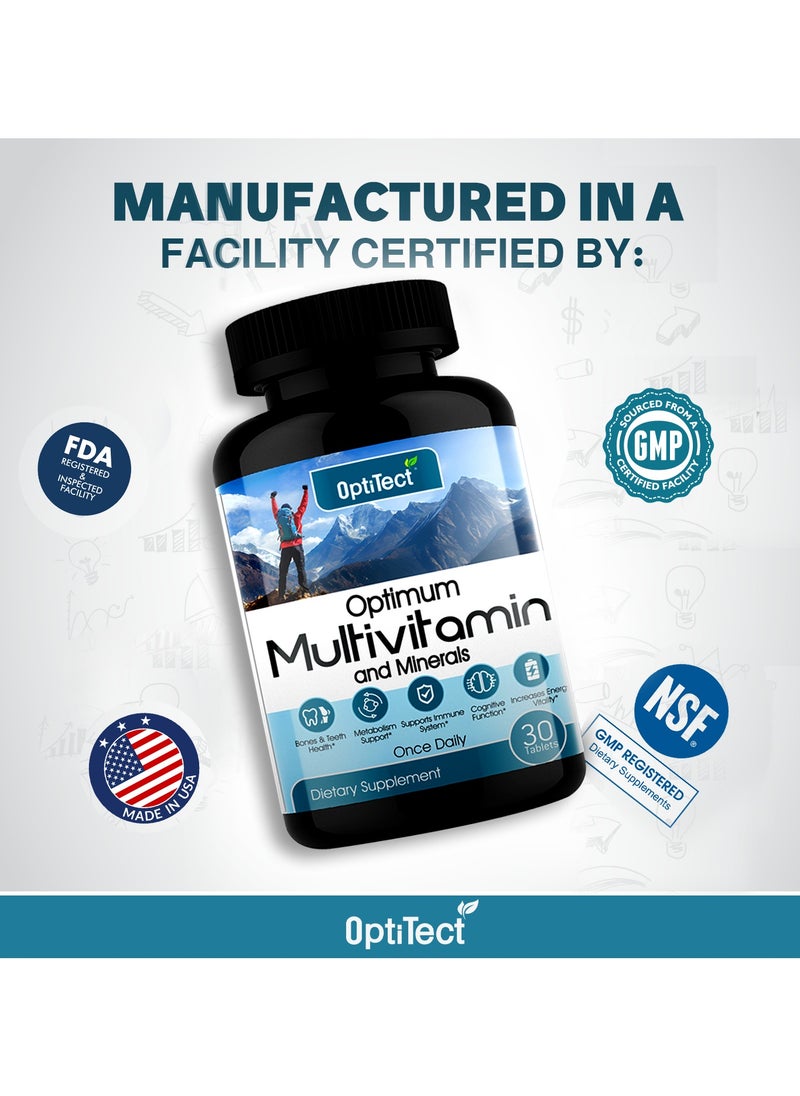 OptiTect Optimum Multivitamin And Minerals Your Body Needs 30 Tab  - Image 5