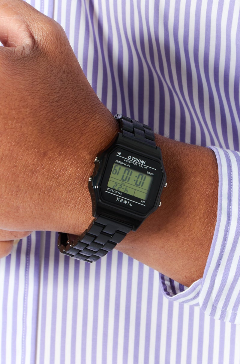 TIMEX Men TW2V20000 Square Digital Watches 39 mm, Black - Image 2