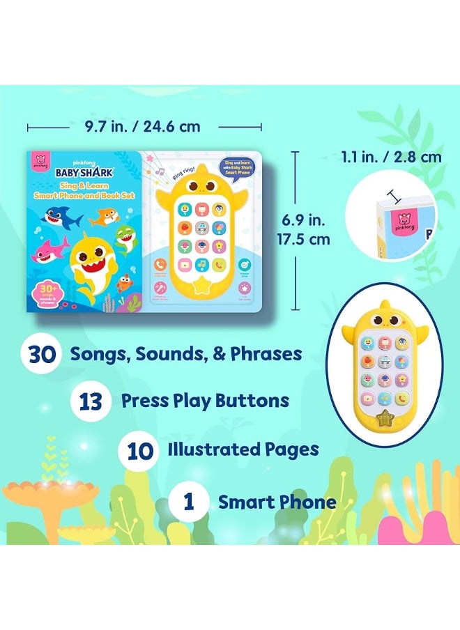 Baby Shark Sing & Learn Smart Phone and Book Set, Baby Shark Toys, Interactive Learning Toys for Toddlers, Learning & Education Toys, Baby Shark Gifts for Kids - pzsku/Z5879A68B50B1DC72952BZ/45/_/1729415931/d7051988-46c9-4ec0-8608-2a62df8285bc