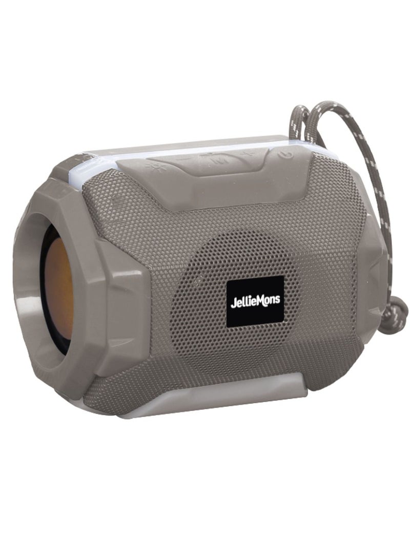 JellieMons Wireless Bluetooth Speakers, Bax Series, TF/Micro SD Card, USB, FM Radio, LED, 1200 mAh - SP-108