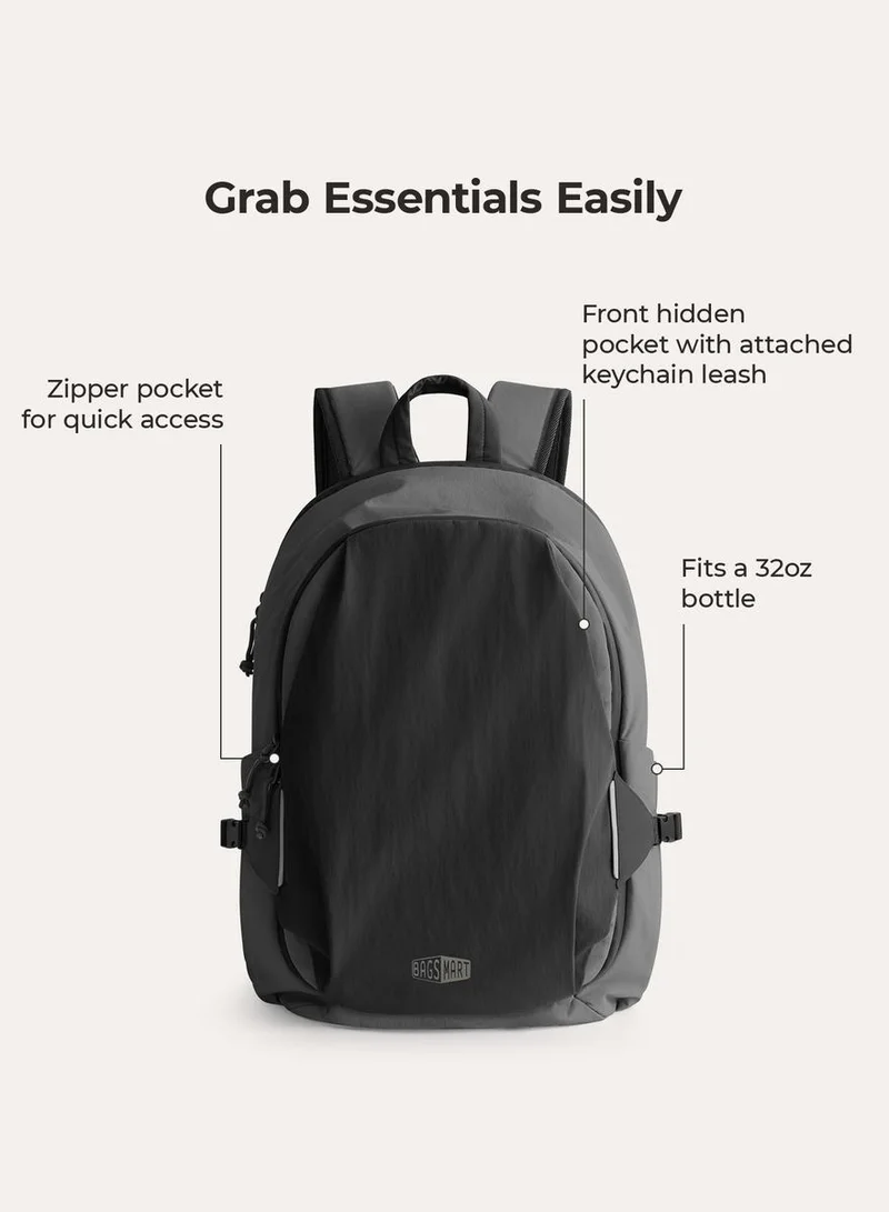 BAGSMART Black BAGSMART Soar 25L 180° Open Clamshell Travel Backpack Set  | Best Price UAE