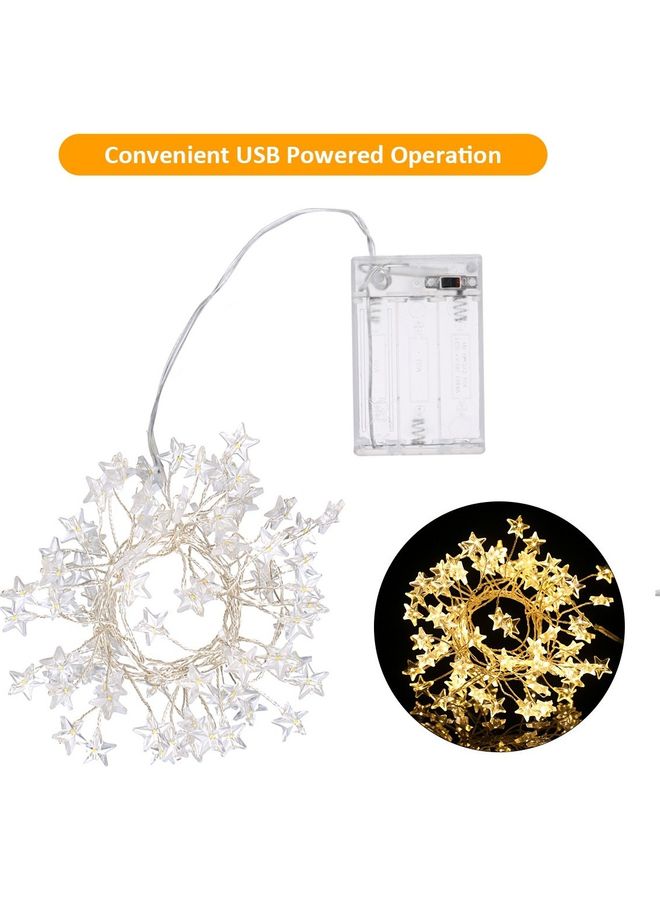 Loquat LED Star Shape S-Tring Lights Warm White - Image 5