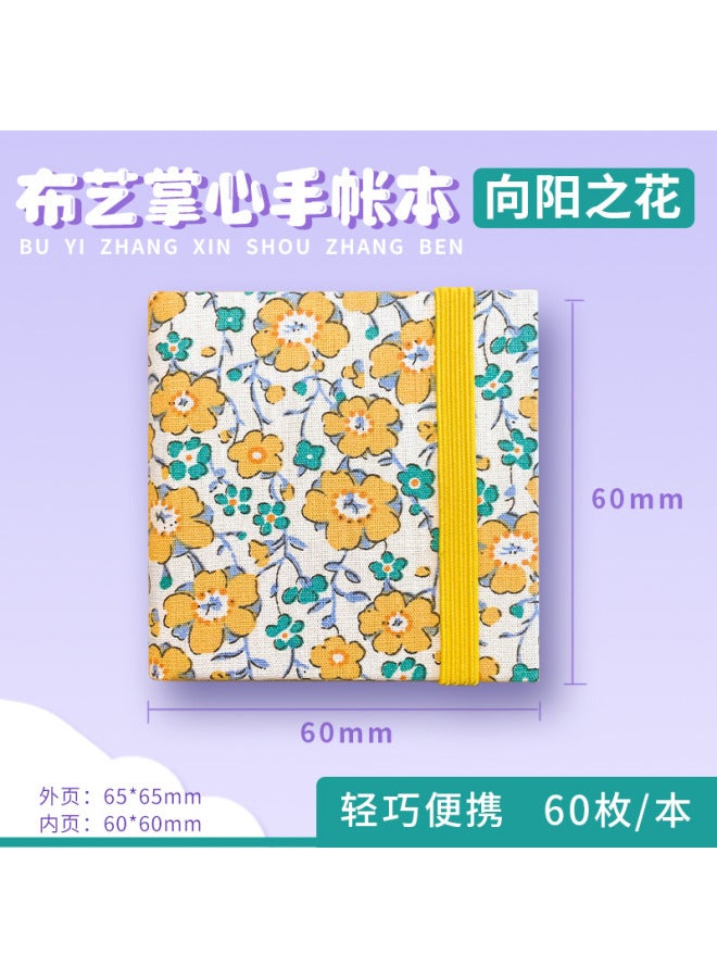 Flying Bird Feile Bird Fabric Watercolor Book 300g Art Student Painting Square Hand Account Book Fine Grain Mini Portable Painting Book - Image 1