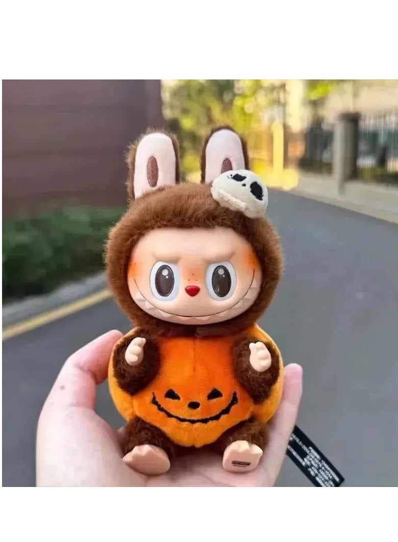 Happy Halloween Party Series-Sitting Pumpkin Vinyl Plush Pendant- 1Pcs  - Image 3