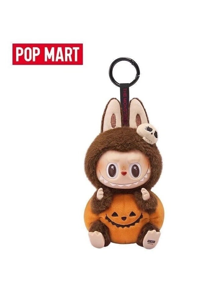 Happy Halloween Party Series-Sitting Pumpkin Vinyl Plush Pendant- 1Pcs  - Image 1