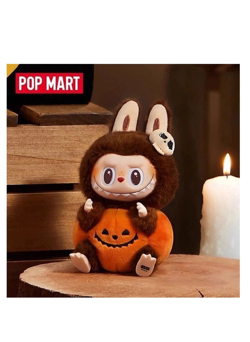 Happy Halloween Party Series-Sitting Pumpkin Vinyl Plush Pendant- 1Pcs  - Image 5