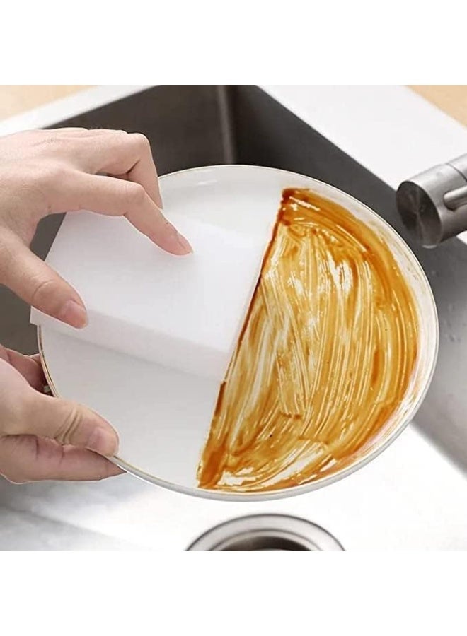 6 PC Magic Eraser Sponge Erases,Impossible Stains Sponge Erases,Multi-Functional Sponge,Long-Lasting Easy Cleaning Erases for Comfort and Effortless Shine - Image 3