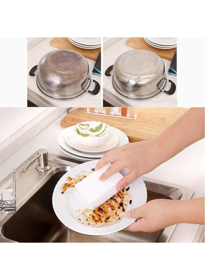 6 PC Magic Eraser Sponge Erases,Impossible Stains Sponge Erases,Multi-Functional Sponge,Long-Lasting Easy Cleaning Erases for Comfort and Effortless Shine - Image 5